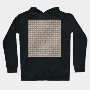 Lines on Houndstooth Hoodie